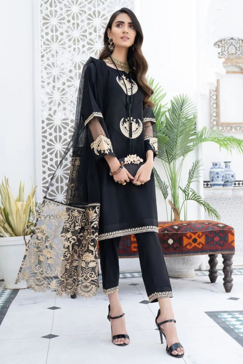 EID READY TO WEAR EMBROIDERED COLLECTION 3 Pcs