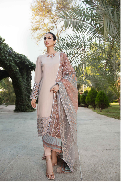 CUT WORK EID COLLECTION WITH EMBROIDERED DUPATA